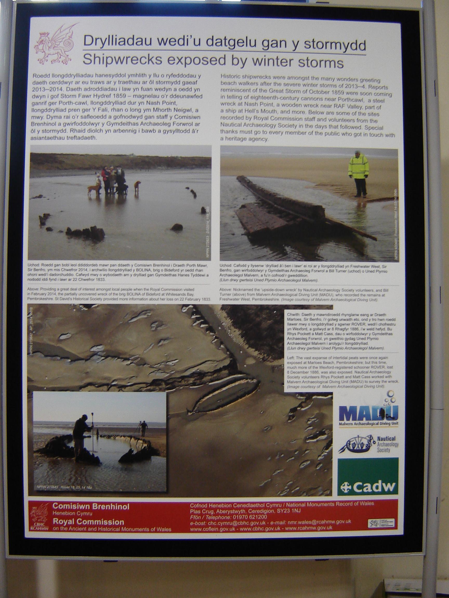 Some of the work being carried out in Wales by MADU & NAS